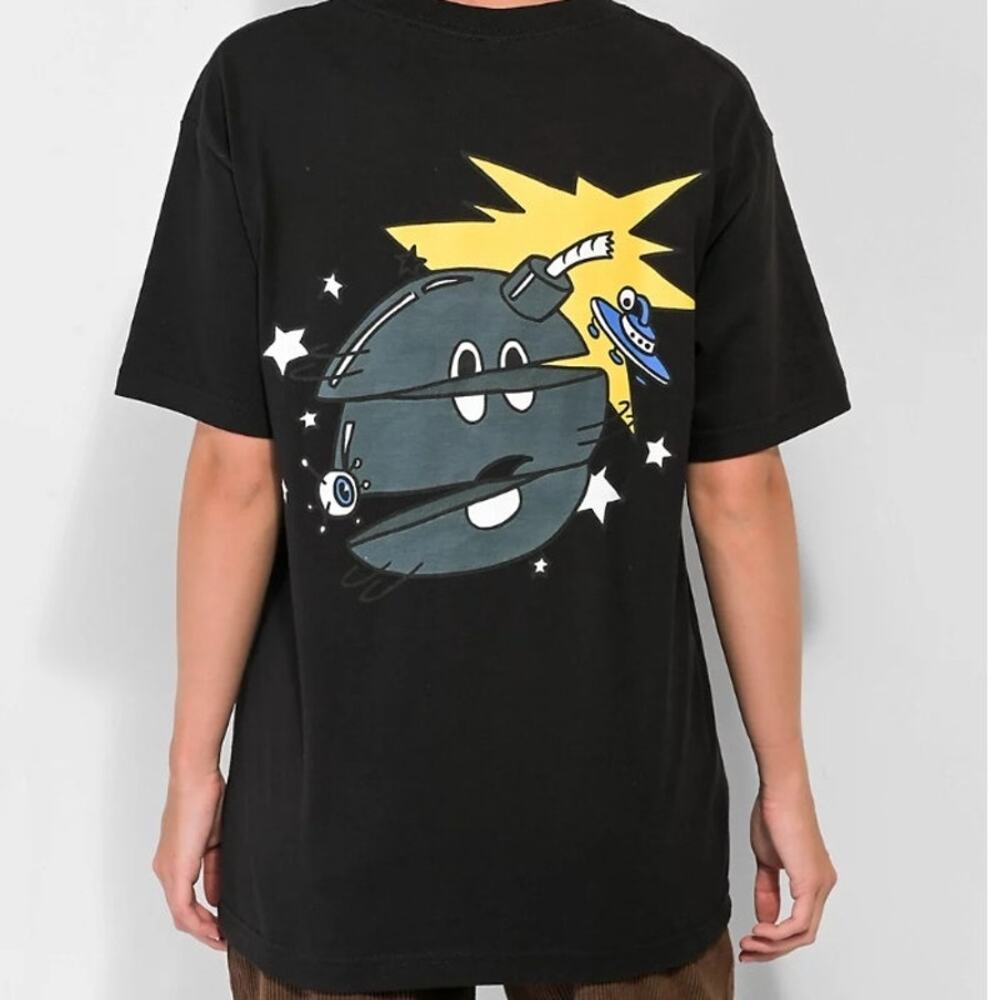Adam Bomb by The Hundreds Soul Adam Black T-Shirt S